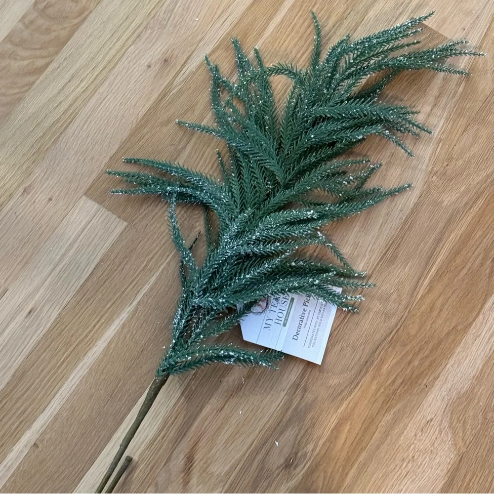 3/ My Texas House norfolk pine 24”stem Decoration, Green,..